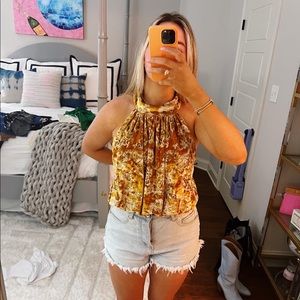 Free People Take A Break Halter Top